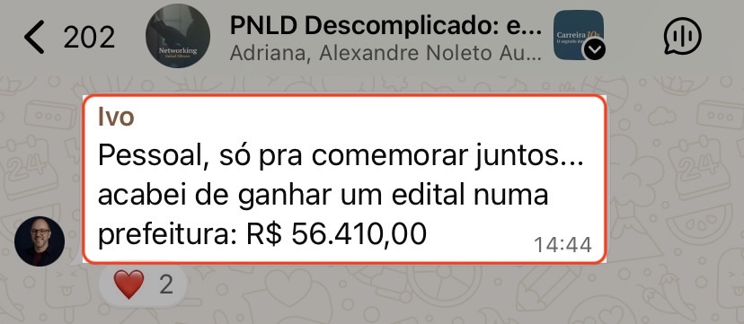 Resultado de aluno